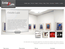 Tablet Screenshot of estudiolupa.com.br